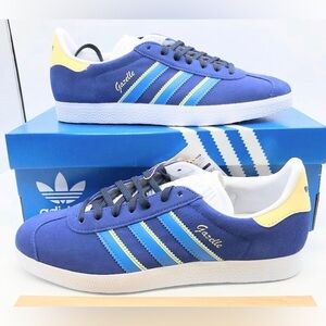 NWT adidas original royal blue gazelle sneakers 9